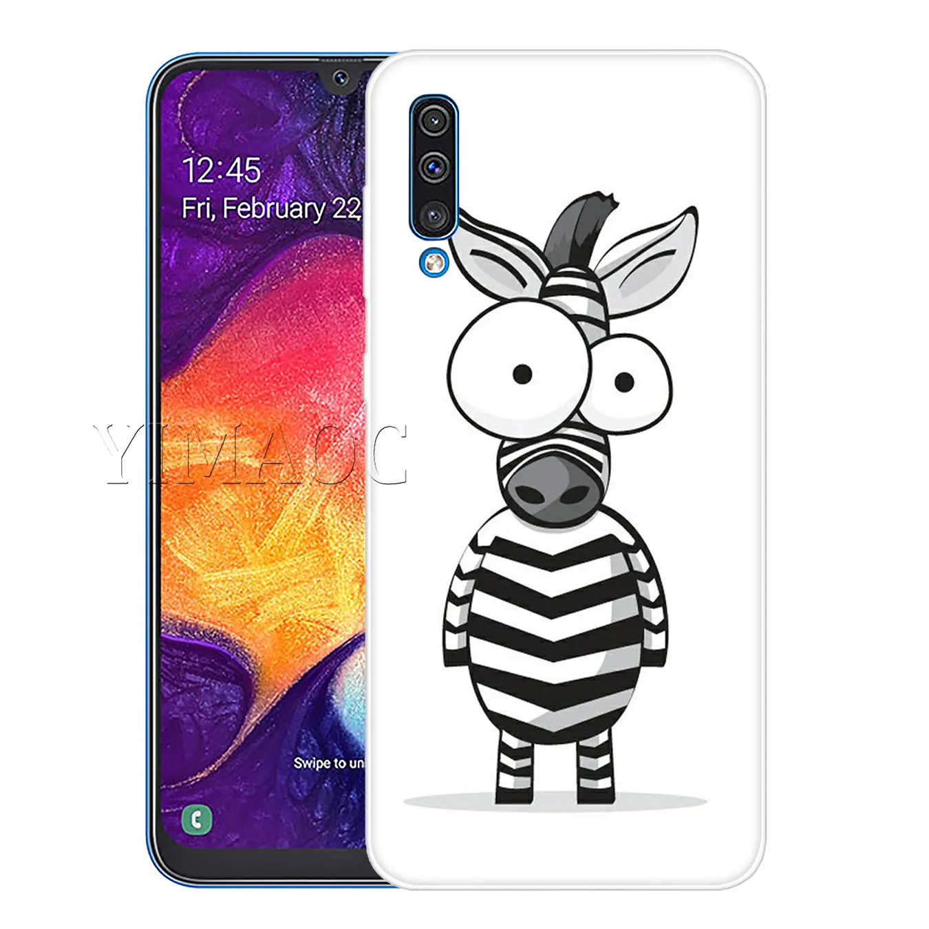 Мягкий силиконовый чехол YIMAOC с изображением зебры и жирафа для Samsung Galaxy A70 A60 A50 A40