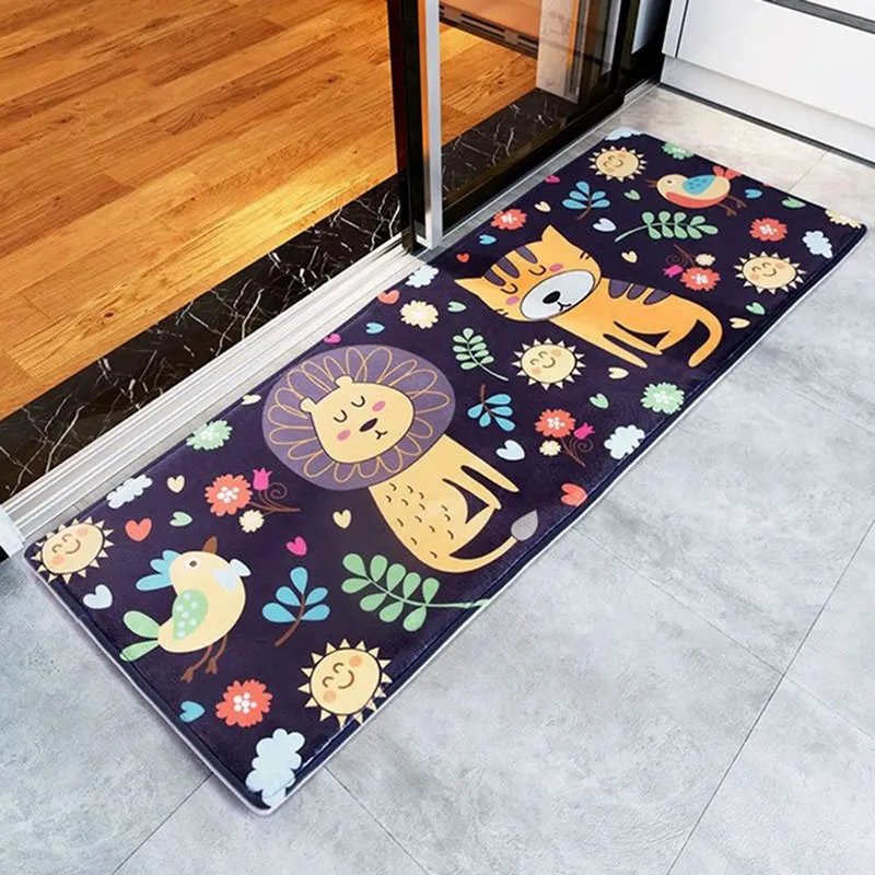 Cat Doormat Entrance Cartoon Rubber Floor Mat Home Decoration