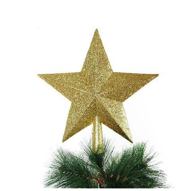 Red Yellow Christmas Decorations Stars For Home House Table Topper Red Yellow Christmas Decorations Stars For Home House Table Topper Tree Top Decor Accessories Ornament