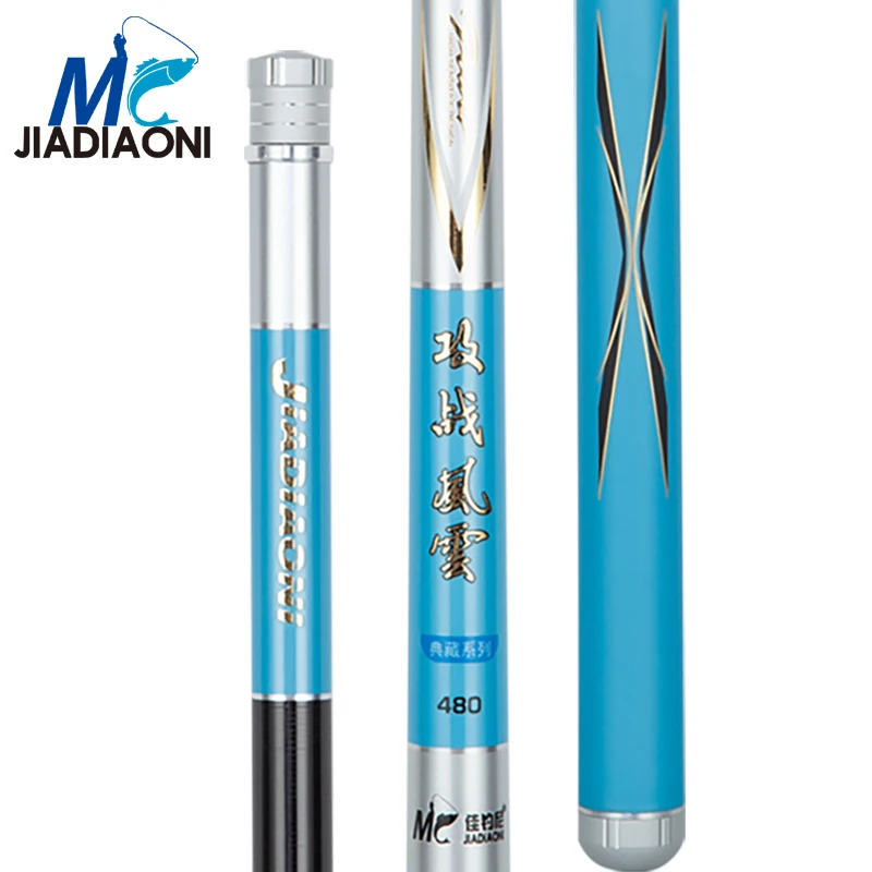 JIADIAONI 28 Tune углеродная удочка, карбоновая длинная Тайваньская удочка, телескопическая удочка для ловли карпа, рыболовные снасти 3,6 м-7,2 м