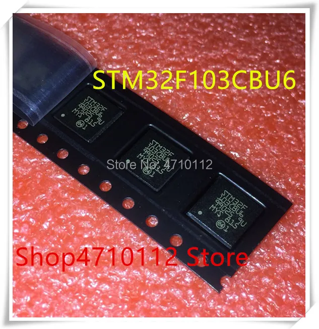 NEW 10PCS LOT STM32F103CBU6 32F103CBU6 STM32F 103CBU6 QFN 48 IC