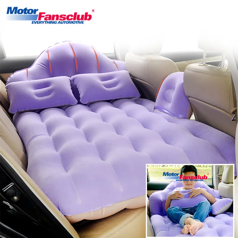 Universal coche aire inflable cama de viaje colchón cubierta de asiento sofá almohada al aire libre Camping Mat cojín de ropa de cama para niños