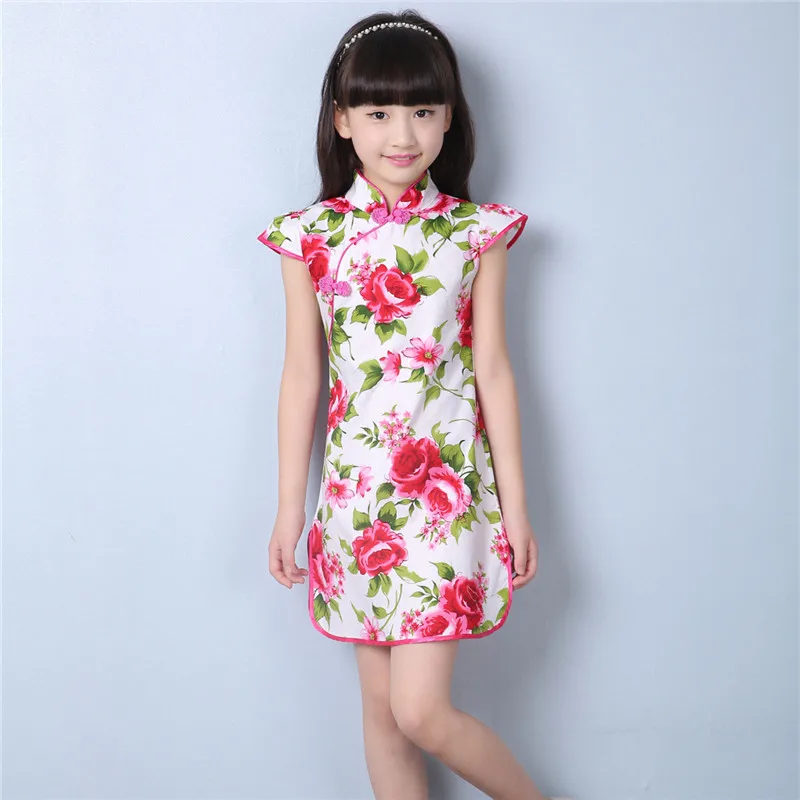От 1 до 9 лет; летнее винтажное платье для маленьких девочек; элегантная детская одежда в китайском стиле; костюм vestidos; Детские платья для девочек - Цвет: Style Eight