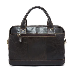 Men's Briefcase bag men's Genuine Leather bags male man 14inch business Laptop bag for men briefcases leather bags 8002-1 Men's Briefcase bag men's Genuine Leather bags male man 14inch business Laptop bag for men briefcases leather bags 8002-1
