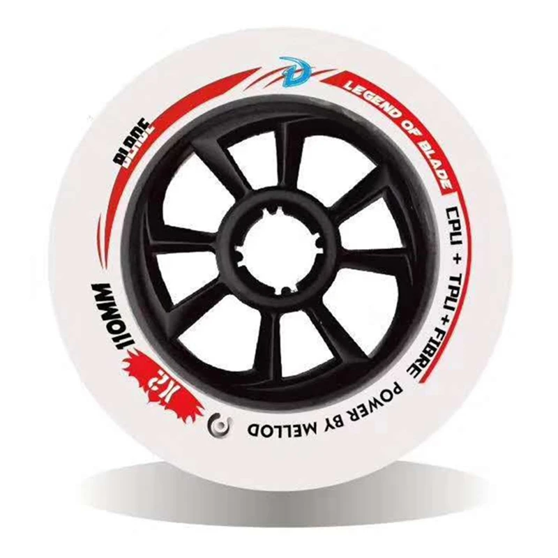 Dual hardness 65A inside 87A outside PU Professional Inline Speed