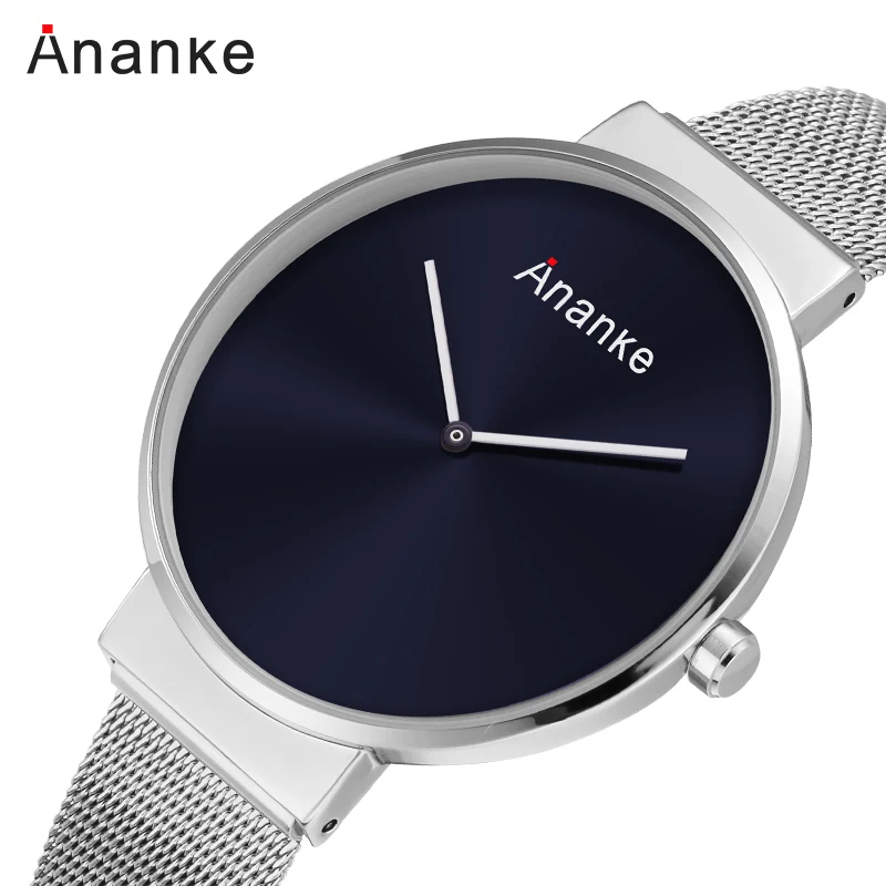 Мужские кварцевые часы Ananke аналоговые из нержавеющей стали|Кварцевые часы| |