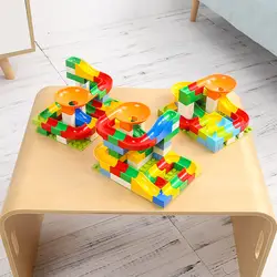 Детские большие частицы, собранные слайды, встроенные в головоломки, строительные блоки, игрушки 3-6-10 лет, детские подарки