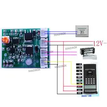 Время Регулируемый Модуль задержки модуль питания Магнитный замок электронный замок плата с временной задержкой для контроля доступа к двери
