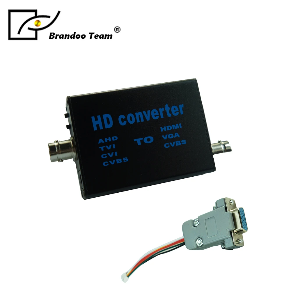 

AHD to HDMI/VGA/CVBS Converter Adapter Support 1080P/720P HDMI+VGA+CVBS Output,with VGA connector