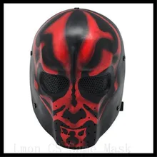 Top Grade New Full Face Wire Mesh Protection CS Airsoft Game Mask Paintball ELLIOT DMF Skull Mask Prop Cosplay Halloween Mask