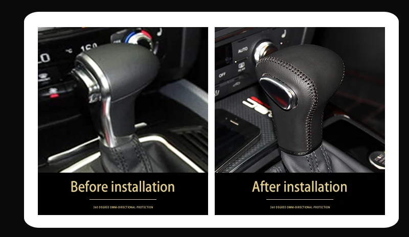 gear shift knob cover For Audi A6L or for 2013 year A4L_03
