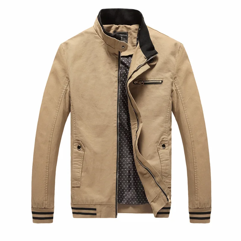 2018 бренд весна осень мужская повседневная куртка пальто Мужская мода мытый 100% чистый хлопок брендовая одежда куртки мужские пальто