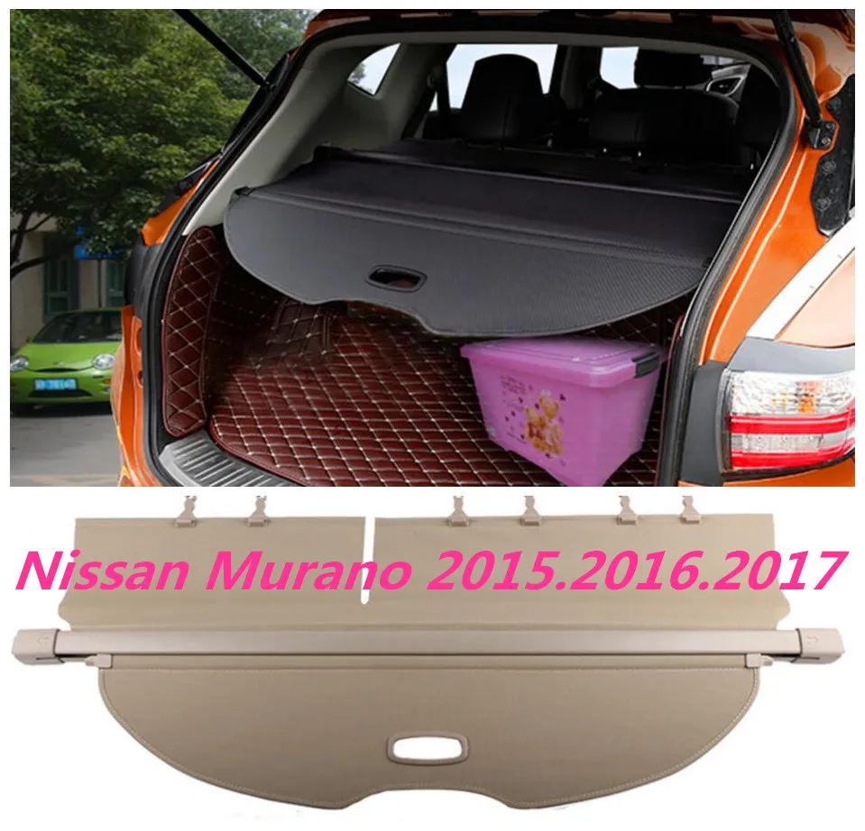 

JINGHANG Car Rear Trunk Security Shield Cargo Cover For TOYOTA RAV4 2006.2007.2008.2009.2010.2011.2012 Black Beige