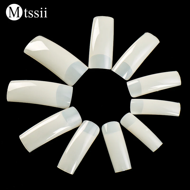 Mtssii 100pcs Natural White Color French False Nail Tips Artificial