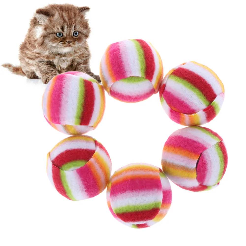 Buy 6 Pcs Cat Toy Scratch Ball Dog Cat Toys Pet Balls