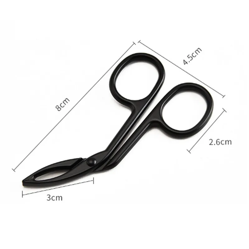 2 unids/lote Pinzas cara quitar pelo hacer tijeras de Trimmer de pestañas Clipper cejas Pinzas maquillaje Pinzas herramienta 2 unids/lote Pinzas cara quitar pelo hacer tijeras de Trimmer de pestañas Clipper cejas Pinzas maquillaje Pinzas herramienta
