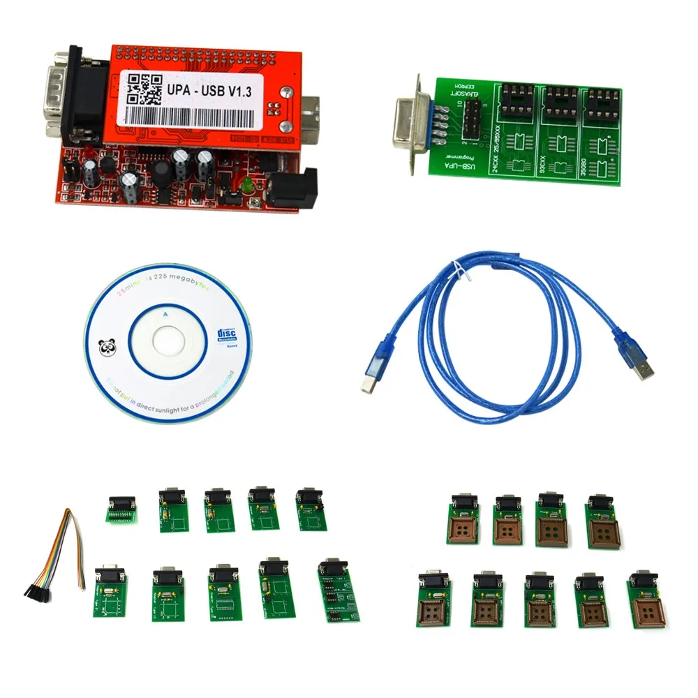 Prix pour 2017 Nouvelle arrivée UPA USB Serial Programmer Ensemble Complet V1.3 Populaires Eeprom Puce Universelle Programmeur auto ECU Outil En stock Prix pour 2017 Nouvelle arrivée UPA USB Serial Programmer Ensemble Complet V1.3 Populaires Eeprom Puce Universelle Programmeur auto ECU Outil En stock