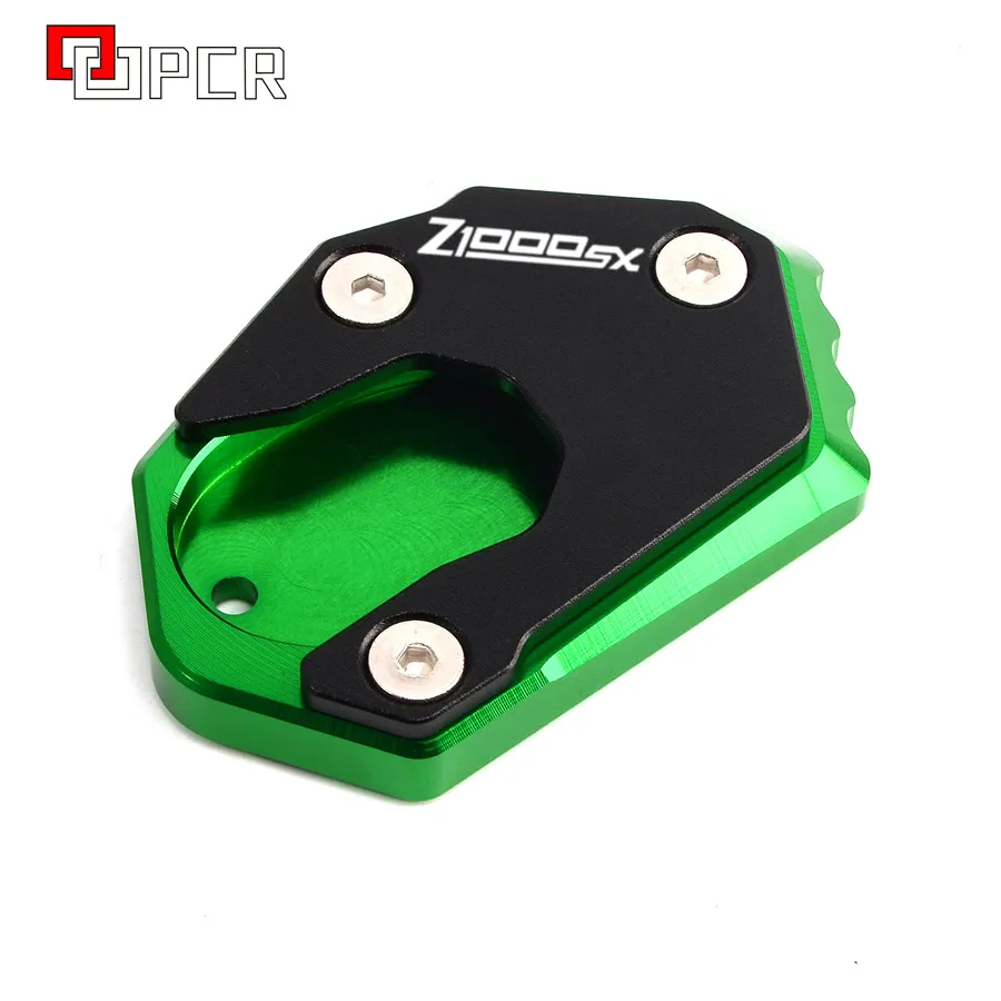 

2019 NEW Motorcycle Accessories Side Stand Enlarger Plate Extension For Kawasaki Z1000 SX 2011-2017 Ninja 1000 Z1000R