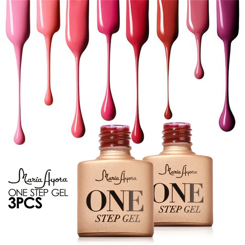 Nueva marca profesional fácil de llevar Gel de un paso de larga duración Rosa gris rojo púrpura uñas Gel polaco UV gel 7 ml Nueva marca profesional fácil de llevar Gel de un paso de larga duración Rosa gris rojo púrpura uñas Gel polaco UV gel 7 ml