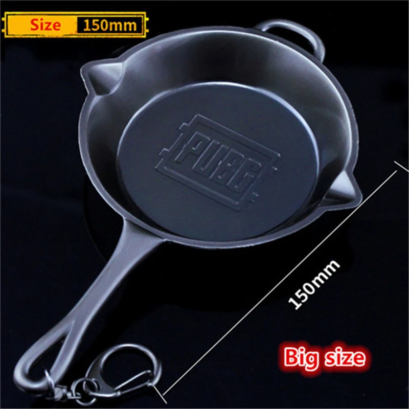 Game PUBG Playerunknown's Battlegrounds Cosplay Props Alloy Frying Pan Model Pendant