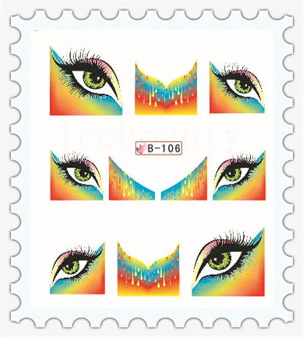 2014 HOT Fashion Nail Wrap Water Transfer Art Sticker Peacock feathers French Style 1 Large Sheet (11 DESIGNS IN 1) | Красота и