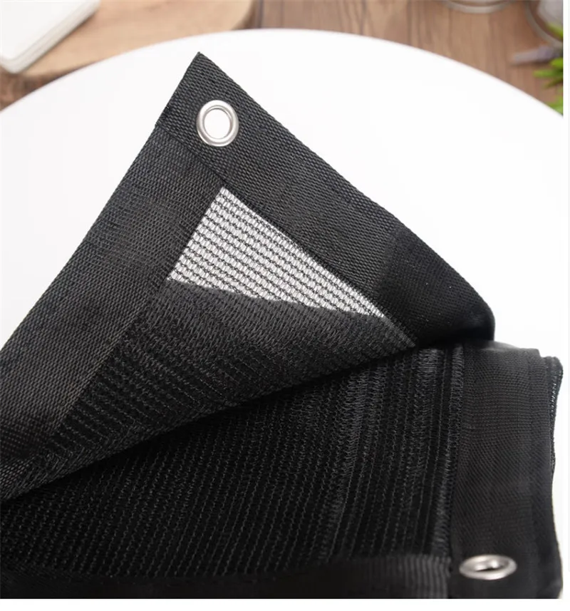 

Summer partner Black round fishing line material High tensile force Sun-shade net Camping gardon shading net Awning Sun Shelter