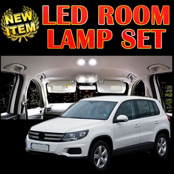 

Tcart 6 X free ship Error Free Car LED Vehicle Interior Map Dome Door Lights Kit Package for vw tiguan accessories 2007-2014