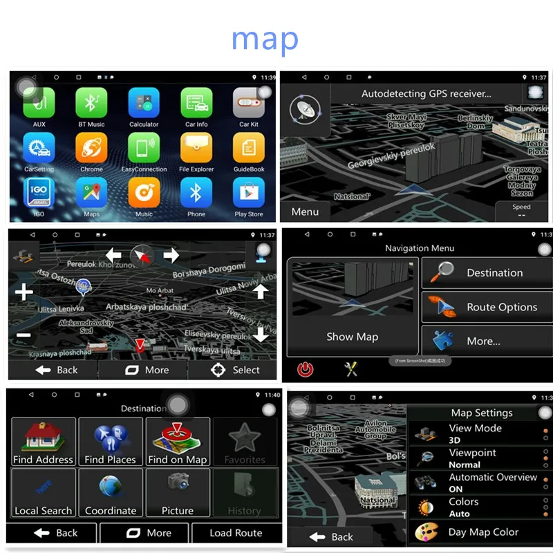 Top 2 din stereo HD Screen car radio Android Multimedia Player for Honda CRV2006 2007 2008 2009 2010 2011 with  FM BT radio map WIFI 30