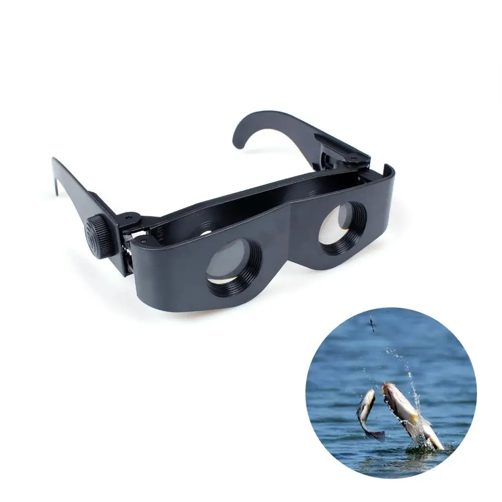 Portable Fishing Glasses Style Telescope Binoculars Magnifier  (1)