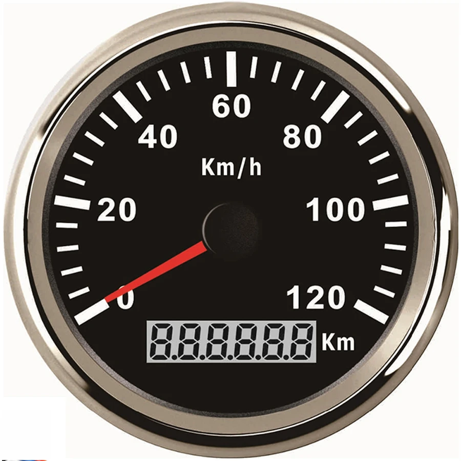 12 V 24 V 85 ミリメートル Gps デジタルスピードメーターステンレス防水ゲージ毎時 1 キロの速度のための車のトラック Gps Speedometers For Cars Speed Gaugegauge Speedometer Aliexpress