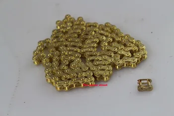 

Gold 136L 25H Chain For 47cc 49cc Dirt Pocket Bike Go Kart ATV Quad Mini Moto Minibike Motorcycle