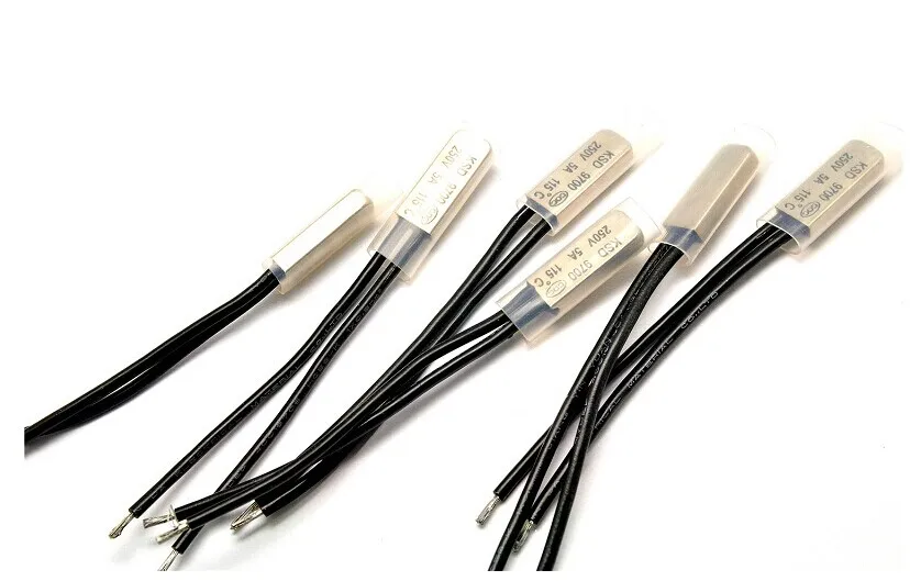 KSD9700 5A250V 115 degree C N.C. normally closed temperature switch