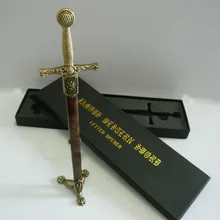 S0156 MINI KING ARTHUR EXCALIBUR нож для открывания букв с ножной подставкой 10"