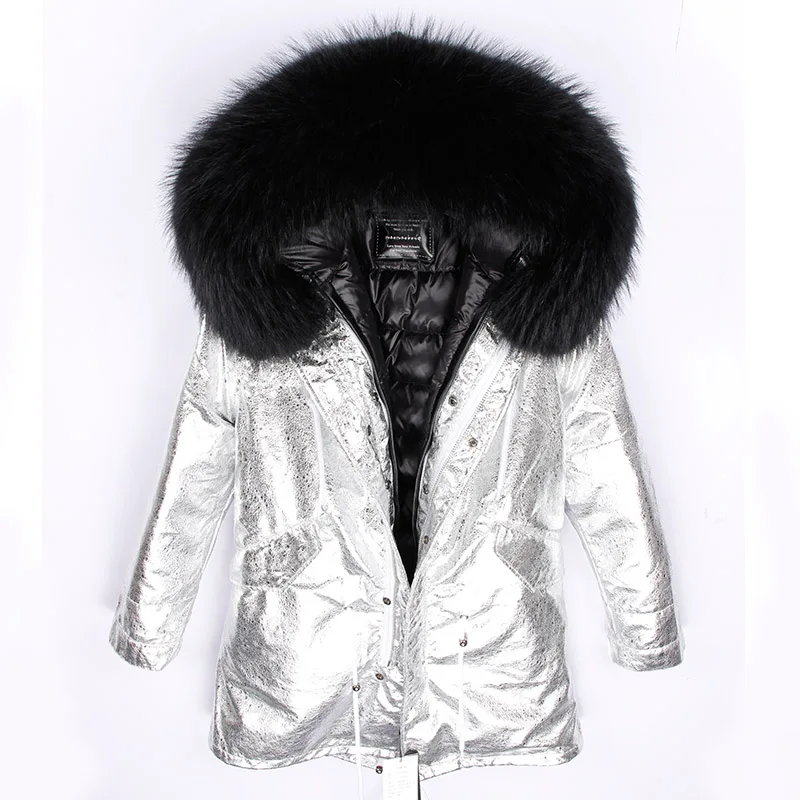 FURTJY 2018 Winter Jacket Women Real Fur Coat Long Parka Natural Raccoon Fur Collar Duck Down Coat Thick Warm Streetwear FURTJY 2018 Winter Jacket Women Real Fur Coat Long Parka Natural Raccoon Fur Collar Duck Down Coat Thick Warm Streetwear