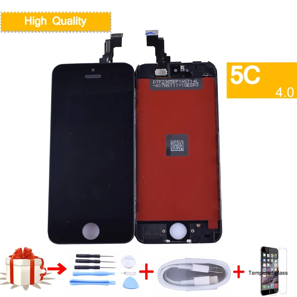 ЖК дисплей для iphone 5 5c с сенсорным экраном и дигитайзером запасной экран в сборе