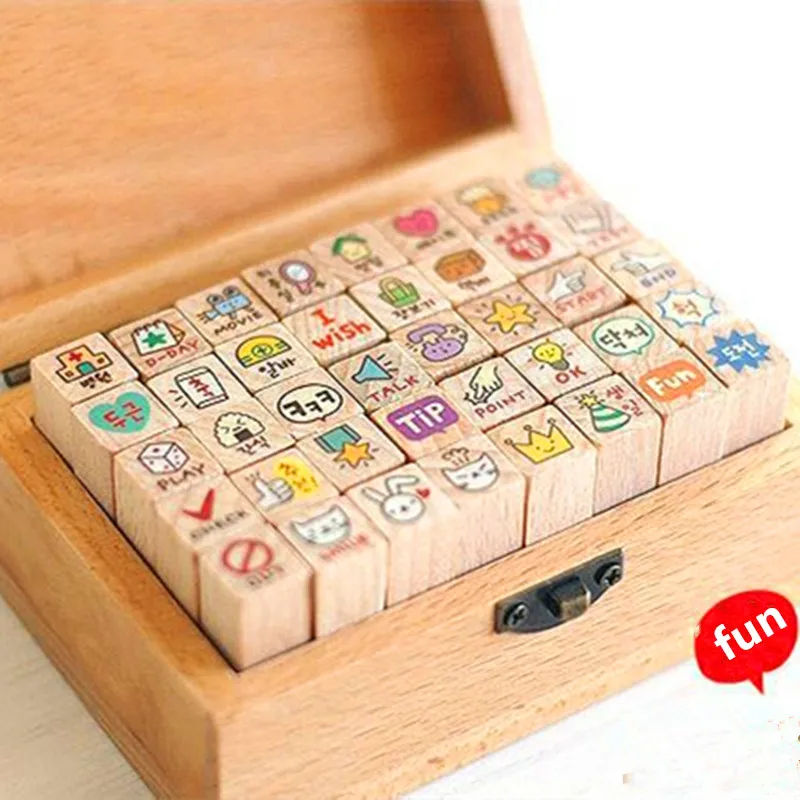 wooden stamp -2-5