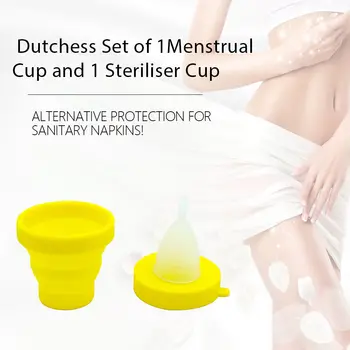 

100% Silicone Soft Reusable Menstrual Cup Feminine Care For Women Period
