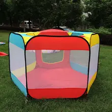 Детская игровая палатка туристическая палатка игрушки игры Дом пул открытый/закрытый 140*128*75 см