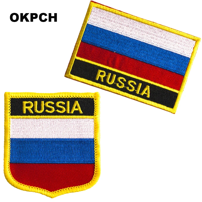 

Russia Flag patches embroidered flag patches national flag patches Patches for Clothes DIY Decoration PT0054-2
