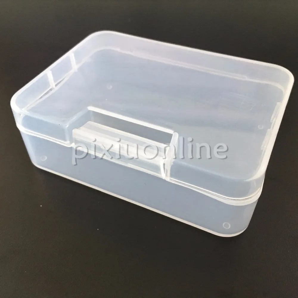 1pc DS404 Food-grade PP Transparent Business Card Storage Box 9.4*6.8*3.1cm DIY Model Parts Storage Case Free Shipping Russia tac sky military tactical headset walkie talkie simulation model harris an prc152 152a virtual case dummy case