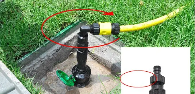 1 ''пластиковый быстрый разъем для клапана в садовой системе орошения
