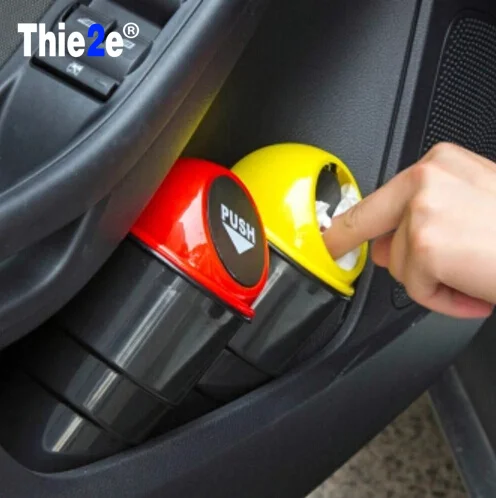 

Car styling Car trash bin garbage can for Suzuki Jimny The Kizashi Grand Vitara SX4 VITARA Works Baleno Celerio Swift