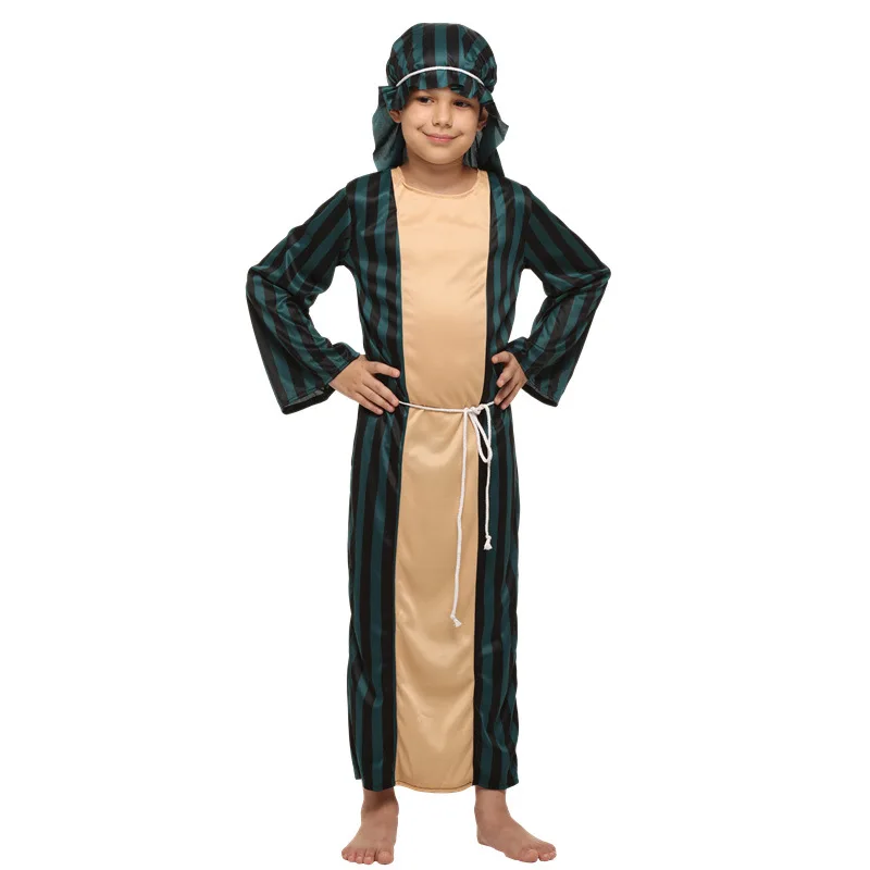 Kids Boys Prince Of Arabia Warrior Cosplay Arab Robe Dress Children's ...