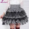Sweet Harajuku Plaid Tutu Skirt Classic Checkered Girl's Tiered Mini Skirt ► Photo 1/5