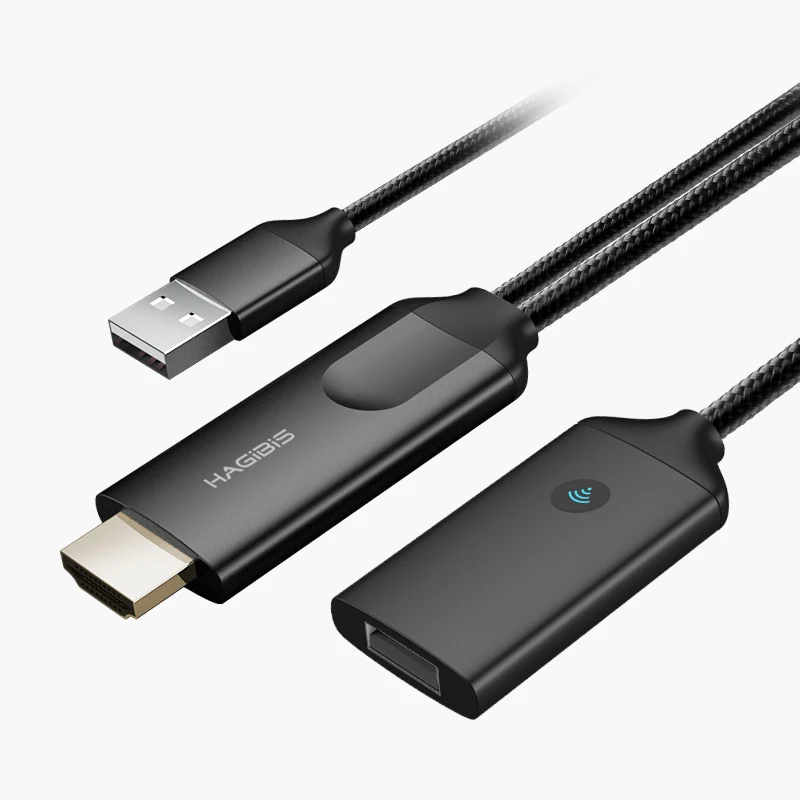 Hagibis HDMI Dongle TV Stick 1080P HD Screen Mirroring For iPhone 6 7 8 X iPad MacBook  2.4G+5G Wifi 4K Display DLNA For Android