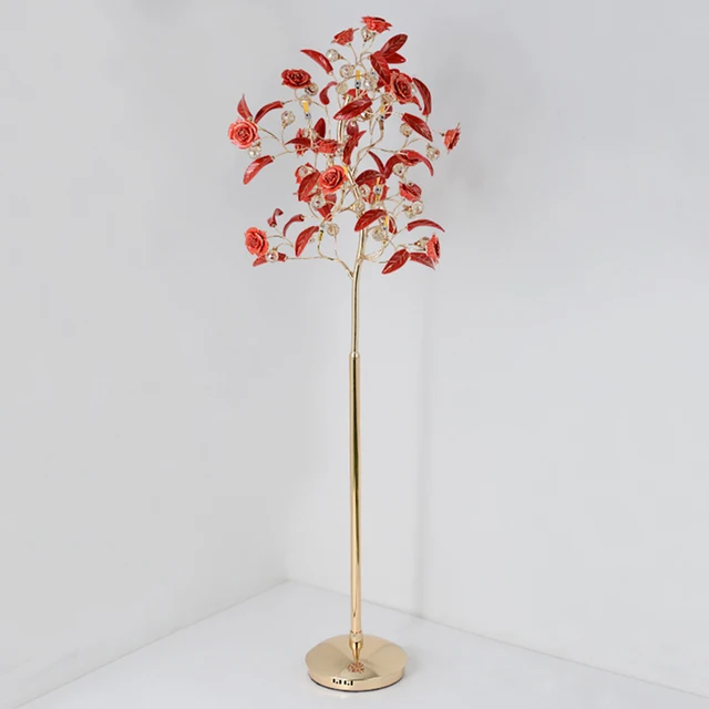 Post Modern Floor Lamps Living Room Decoration Gl Rose Flowers Post Modern Floor Lamps Living Room Decoration Gl Rose Flowers Gold Lamp Body Standing Lights Bedroom