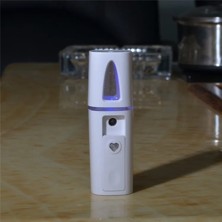 Портативный нано распылитель для очистки лица удобный туман лицевой небулайзер Паровая установка USB увлажняющий, увлажнение нано ионизированный холодный горячий увлажнитель