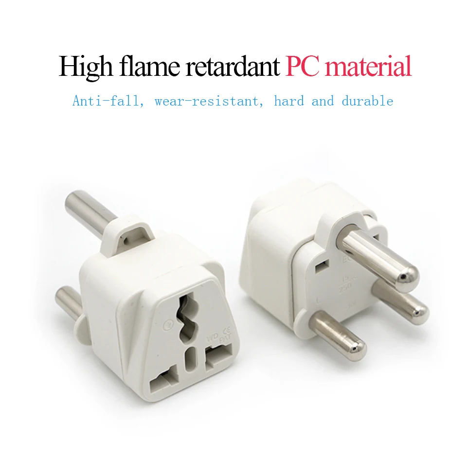 Large South African conversion plug 10A Socket Cape Town India Nepal Lanka Travel Adapter Plug Mobile phone laptop charging (7)