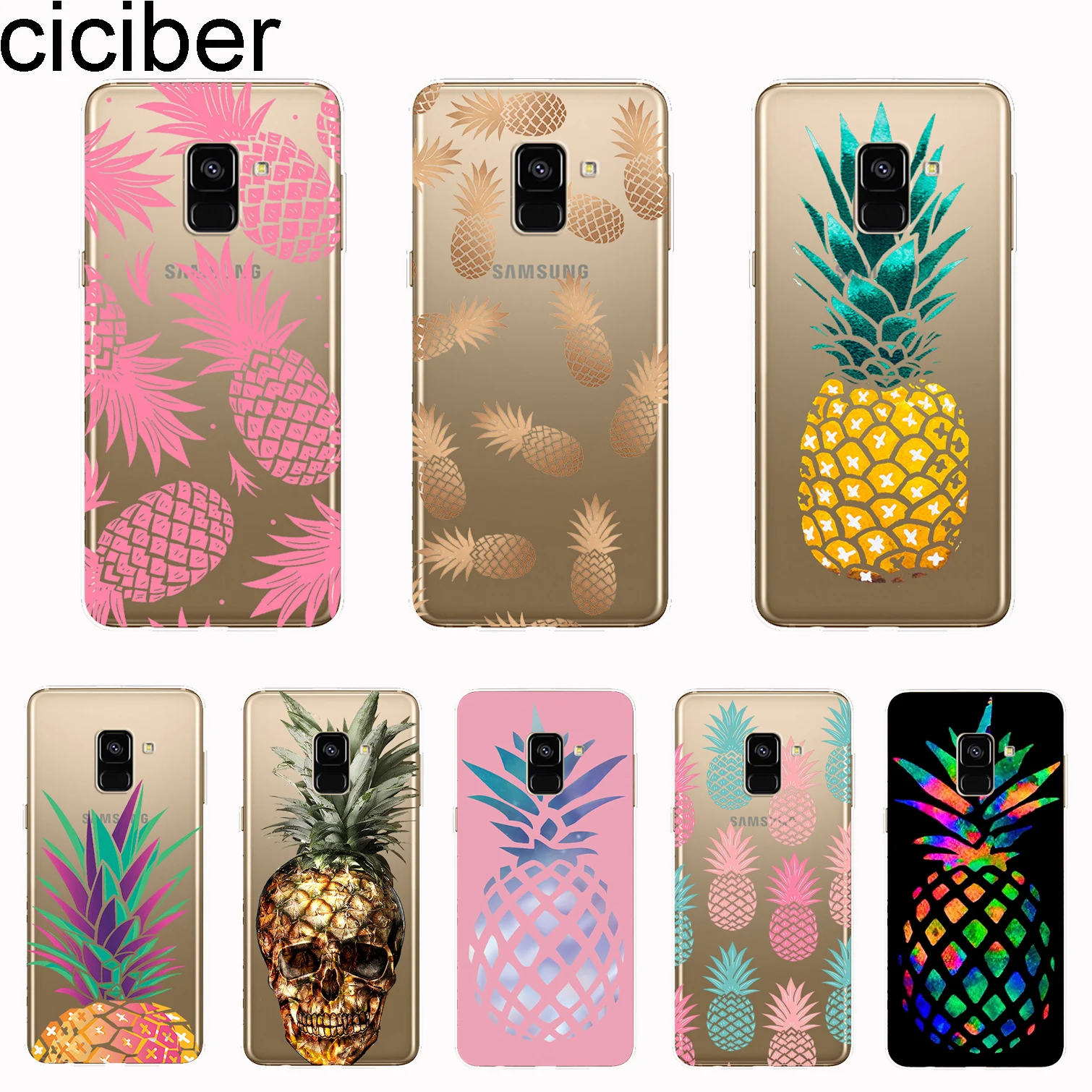 Ciciber чехол для Samsung Galaxy A8 A7 A5 A6 A9 A3 2018 2017 2016 A6S Plus Звездный телефона мягкий TPU Летний с