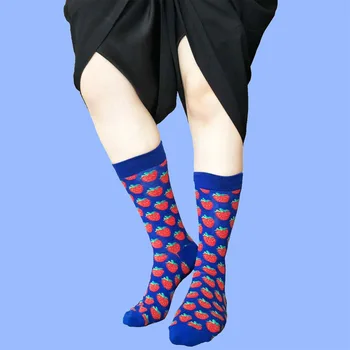 

Skateboard Chaussette Homme Fruit Pineapple Cherry Watermelon Strawberry Mens Socks Hip Hop Street Crew Meias Funny Socks SOX